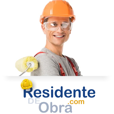 ¿Qué es la Residencia de Obra y su Personal? 19 RESIDENTE de OBRA-IMAGEN-Logo-inicio-hombre trabajador en su proyecto de construccion-02