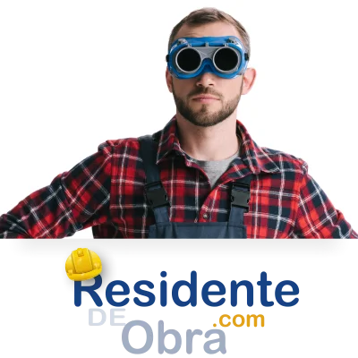 RESIDENTE de OBRA-IMAGEN-Logo-inicio-hombre trabajador integrando documentos t&eacute;cnicos de su obra-01