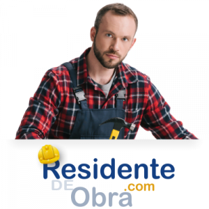 RESIDENTE de OBRA-IMAGEN-Logo-inicio-hombre trabajador supervisando su obra-01