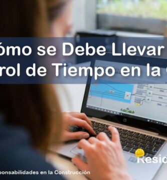 RESIDENTE de OBRA - IMAGEN - Cómo Debe Llevar el Control de Tiempo en la Obra el Residente - 10