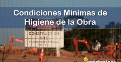 Condiciones Mínimas de Higiene de la Obra 4 RESIDENTE de OBRA - IMAGEN - Condiciones Mínimas de Higiene de la Obra - 11