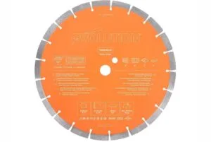Evolution R230DCT ¡Desafía lo Ordinario! con esta Sierra de Disco para Cortar Hormigón 27 IMAGEN - ResidenteDeObra - cortador Evolution Hoja de diamante premium de 30 5 cm con borde segmentado y alta concentración de diamante 1 en orificio - 01