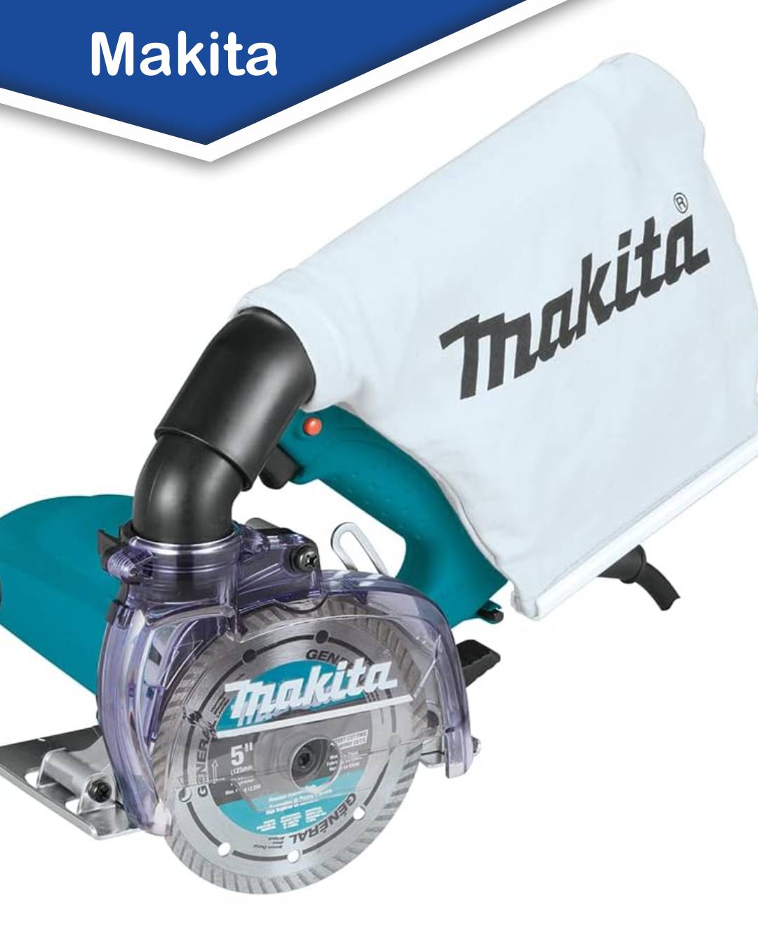 IMAGEN - ResidenteDeObra - cortadoras de concreto - Makita 4100KB 5 Dry Masonry Saw with Dust Extraction - 02