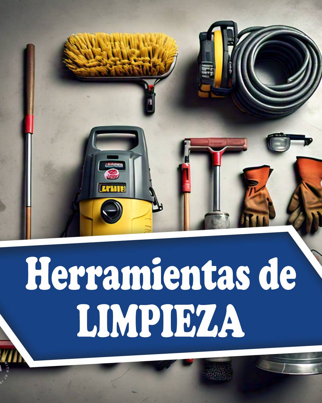 RESIDENTE de OBRA - IMAGEN - PORTADAS - herramientas de limpieza - 08